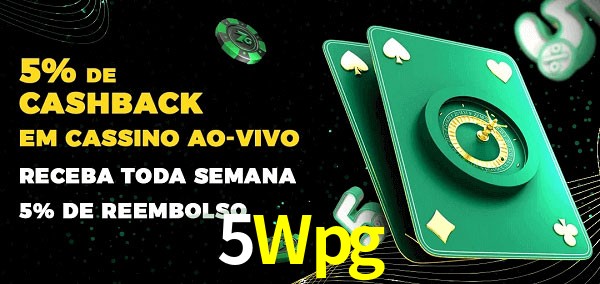 Promoções do cassino ao Vivo 5Wpg